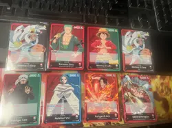 One Piece Leader Card Lot Of 20+ Luffy Law Nami Romance Dawn Cards - Image 5