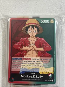 One Piece Card Game Monkey D. Luffy Demo Deck Original Sealed + Free Shipping - Image 1