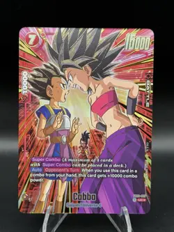 Cabba FB01-007 1st Anniversary Promo Alternate Art Dragon Ball Card Fusion World - Image 1