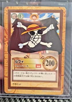 BANDAI One Piece Hyper Battle LUFFY FLAG C146 EARLY CARD VINTAGE 1ST TCG - Image 1