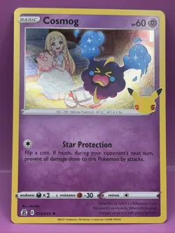 Cosmog 013/025 Celebrations Holo Pokemon Card - Image 1