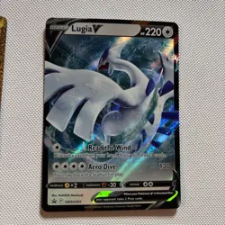Pokemon TCG Lugia V SWSH301 Black Star Promo Card Sword & Shield - Image 1