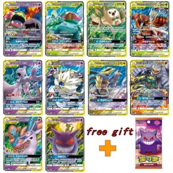 Pokemon TCG S-Chinese 10 Cards GENGAR & MIMIKYU Holo Gem Pack Vol.3 #2 - Image 1