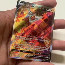 Rotom V - 177/196 - Pokemon Lost Origin - Alternate Art Alt Art Pokemon Card NM - Image 3