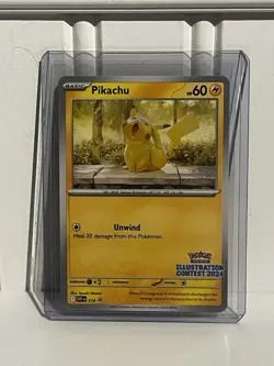 Pikachu - 214 (Illustration Contest 2024) 214 Sv: Scarlet & Violet Promo Cards - Image 1