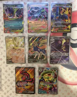 Pokemon Phantasmal Flames Illustration Rare and Mega Cards w/ Charizard - all NM - Image 1