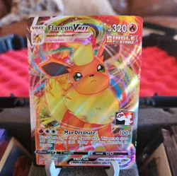 Flareon Vmax Pokemon Prize Pack Series 1 Promo Pokemon Card NM/LP Play Stamp - Image 1