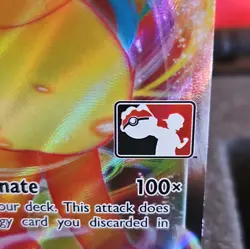 Flareon Vmax Pokemon Prize Pack Series 1 Promo Pokemon Card NM/LP Play Stamp - Image 3