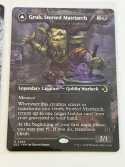 Grub, Storied Matriarch // Grub, Notorious Auntie Borderless Lorwyn Eclipsed 289 - Image 1