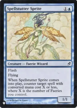 MTG Spellstutter Sprite ** The List ** English (NM) Magic Card - Image 1