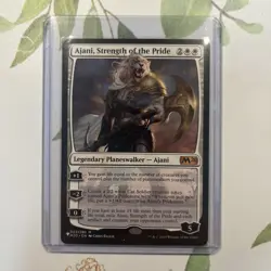 MTG M20 Ajani, Strength of the Pride #2 Magic The Gathering Card NM - Image 1