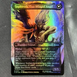 Sephiroth, Fabled SOLDIER 0317 Borderless FINAL FANTASY One Winged Angel MTG - Image 2