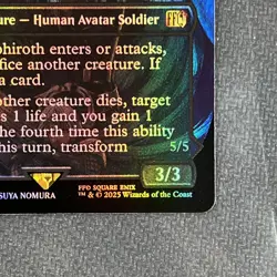 Sephiroth, Fabled SOLDIER 0317 Borderless FINAL FANTASY One Winged Angel MTG - Image 5
