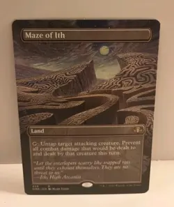 Maze of Ith - Borderless MTG R Dominaria Remastered 456 LP Magic: The Gathering - Image 1
