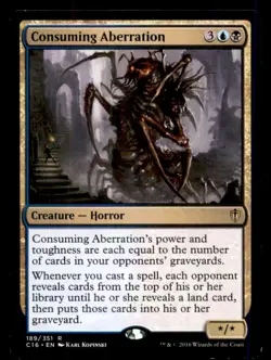 Consuming Aberration LP Light Play Commander 2016 MTG [12359] - Image 1