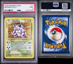 1999 POKEMON GAME #11 NIDOKING-HOLO - PSA 9 - Image 3