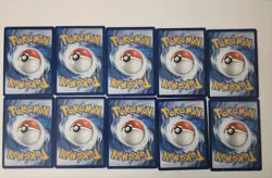 Pokemon GO Pikachu TCG Card 027/078 Regular Common Lot Of 10 - Image 2