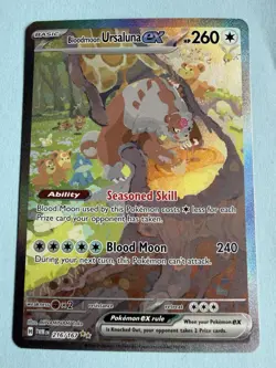 Pokemon Bloodmoon Ursaluna ex 216/167 Sv06 Twilight Masquerade Holo Special Ill. - Image 1