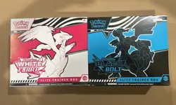 Pokemon TCG Scarlet & violet Black Bolt And White Flare ETB Set Factory Sealed! - Image 1