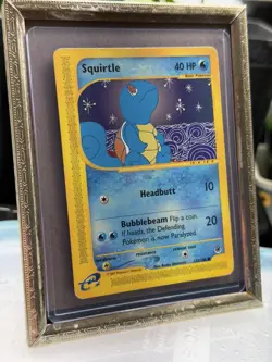 Pokemon Squirtle 132/165 Expedition Base Set Regular LP - Image 1