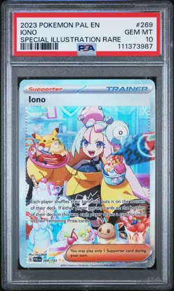 2023 POKEMON PAL EN-PALDEA EVOLVED SPECIAL ILLUSTRATION RARE #269 IONO PSA 10 - Image 1