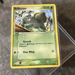 Pokemon HP Crystal Guardians 46/100 Bulbasaur Vtg Card 2006 - Image 1