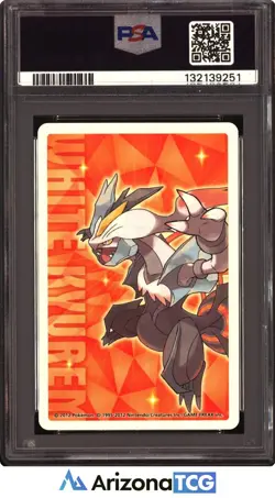 Pokemon 2012 Wailord 9 Of Spades Pokemon White 2 Playing Card PSA 8 - Image 2