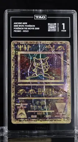 TAG Ancient Mew 1 Pokemon The Movie 2000 Promo Holo Graded Pokemon TCG - Image 1