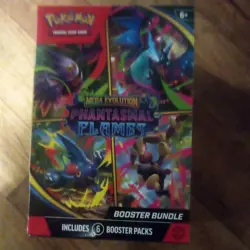 Pokemon TCG Mega Evolution Phantasmal Flames Booster Bundle New Sealed - Image 1