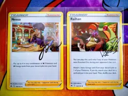 Pokemon TCG: Bea #123/159 Crown Zenith Signature Art Raihan Nessa Holo Rare - Image 4