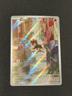 Pokemon TCG Mega Evolution 139/132 Litleo Illustration Rare - NM - Image 1