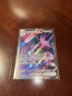 Team Rockets Nidoking EX 216/182 Destined Rivals Ultra Rare Full Art Pokemon NM - Image 2