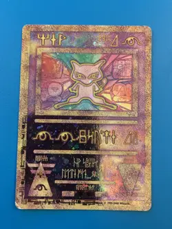 Ancient Mew Black Star Promo Holo Rare Vintage Pokemon Card - Image 1