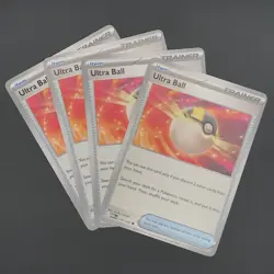 4x Ultra Ball 131/132 Mega Evolution English MEG NM EN X4 Pokemon Playset - Image 1