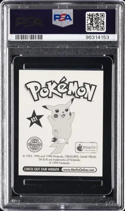 1999 MERLIN POKEMON #S21 EEVEE-PRISM PSA 9 - Image 2