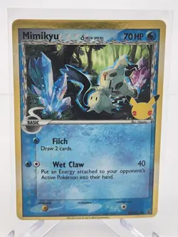 Mimikyu SWSH136 Pokemon Celebrations 25th Anniversary Black Star Promo NM - Image 1
