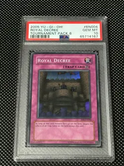Yugioh PSA 10 Royal Decree TP6-EN004 Super Rare Promo *4167 - Image 1