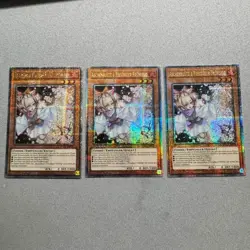 Yugioh! 3x NM/LP Ash Blossom & Joyous Spring (Quarter Century Rare) RA01-EN008 - Image 1
