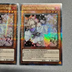 Yugioh! 3x NM/LP Ash Blossom & Joyous Spring (Quarter Century Rare) RA01-EN008 - Image 4