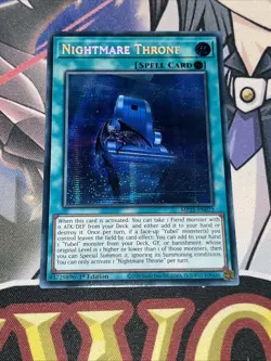 Nightmare Throne 1st Prismatic Secret MP25-EN072 Yu-Gi-Oh! - Image 1