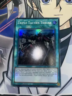 Triple Tactics Thrust Super rare Ra03-EN072 yugioh cards 1st edition - Image 1