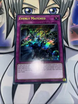 YuGiOh! Evenly Matched RA01-EN074 Secret Rare 1st Ed - Image 1