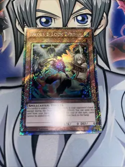 Yu Gi Oh - RA02-EN006 Droll & Lock Bird Alt Art - Platinum Secret Rare - Image 1
