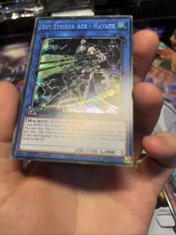 MP19-EN109 Sky Striker Ace - Hayate Secret Rare 1st Edition NM Yugioh Cards - Image 3