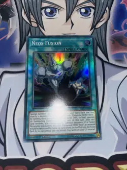Neos Fusion SAST-EN060 Super Rare LP Yugioh Cards - Image 1