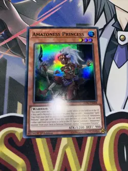 LEDU-EN008 Amazoness Princess Super Rare 1st Edition NM Yugioh Card - Image 1