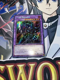 YUGIOH DARK PALADIN 1ST EDITION SECRET RARE SBCB-EN021 - NEAR MINT - Image 1