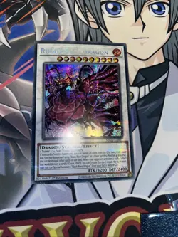 MP22-EN077 Ruddy Rose Dragon Prismatic Secret Rare 1st Edition NM YuGiOh Card - Image 1