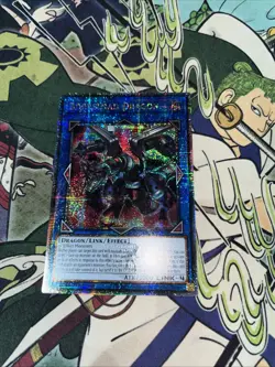 MP24-EN048 Borreload Dragon Alt Art Quarter Century Secret Rare YuGiOh - Image 1