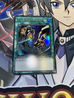 YUGIOH DIMENSION FUSION ULTRA RARE IOC-EN094 25TH ANNIVERSARY - Image 1